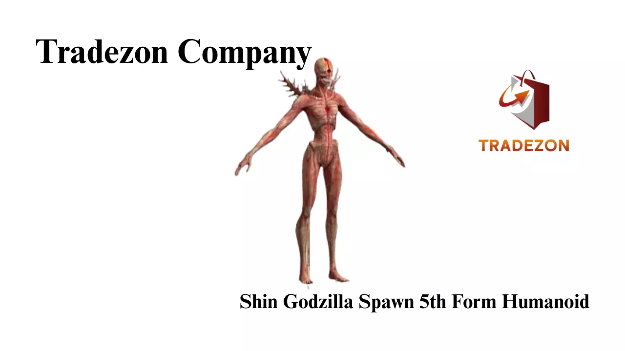 Shin Godzilla Spawn 5th Form Humanoid 3D Model 3D model