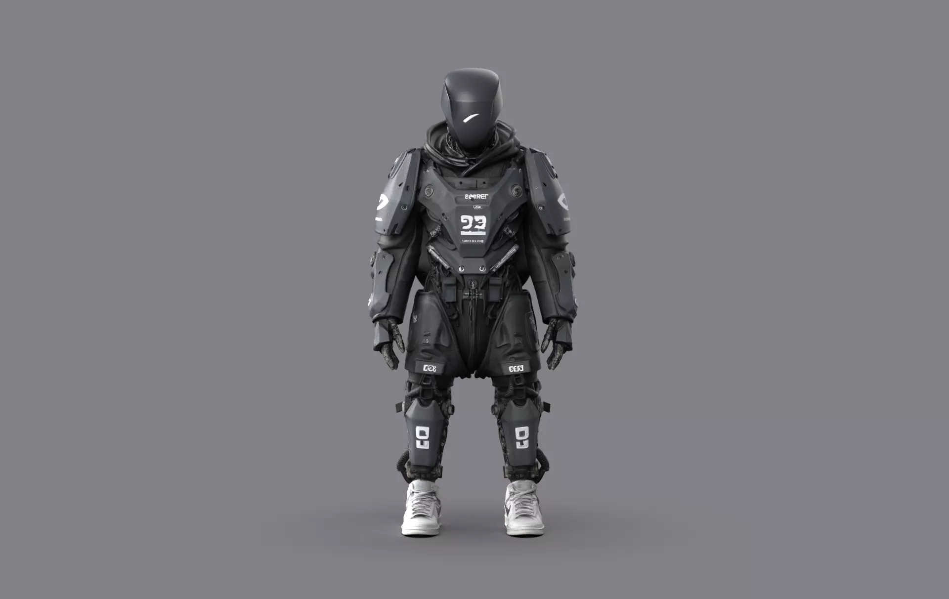 Night City Character Resident Free 3D model
