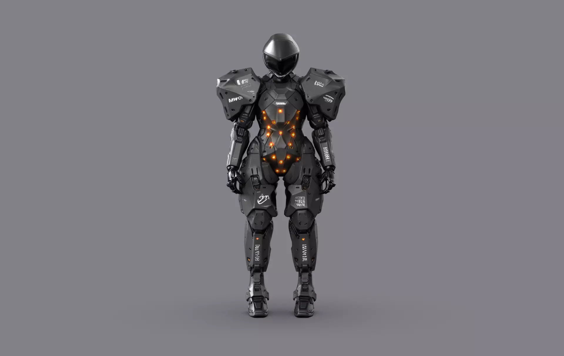 Night City Character Resident 3D model