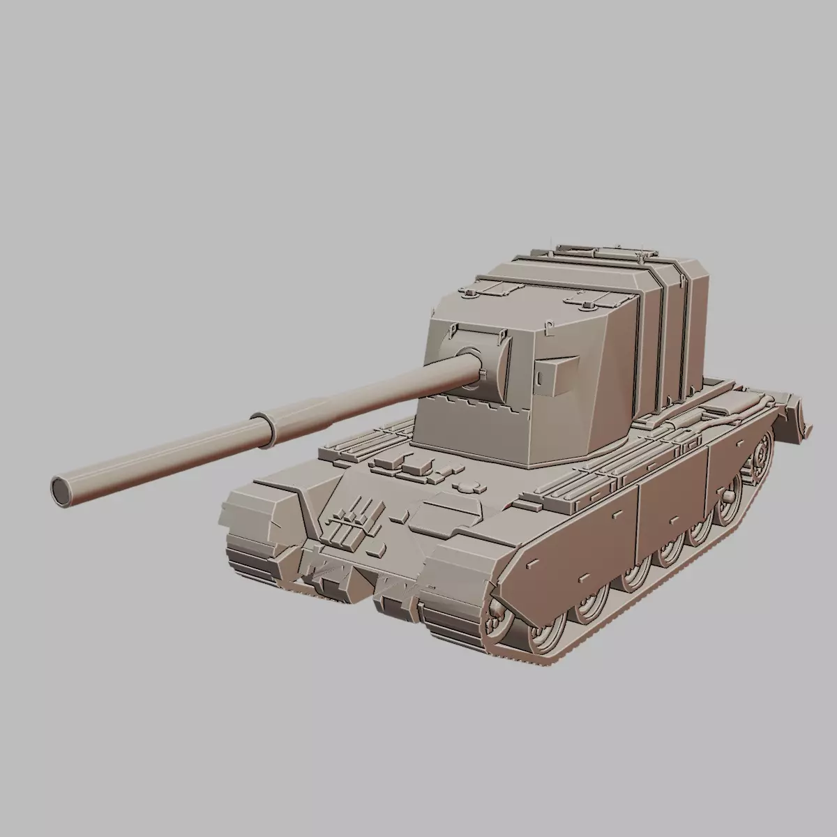 FV4005 Stage II Tank Destroyer 3D Printable Model 3D print model