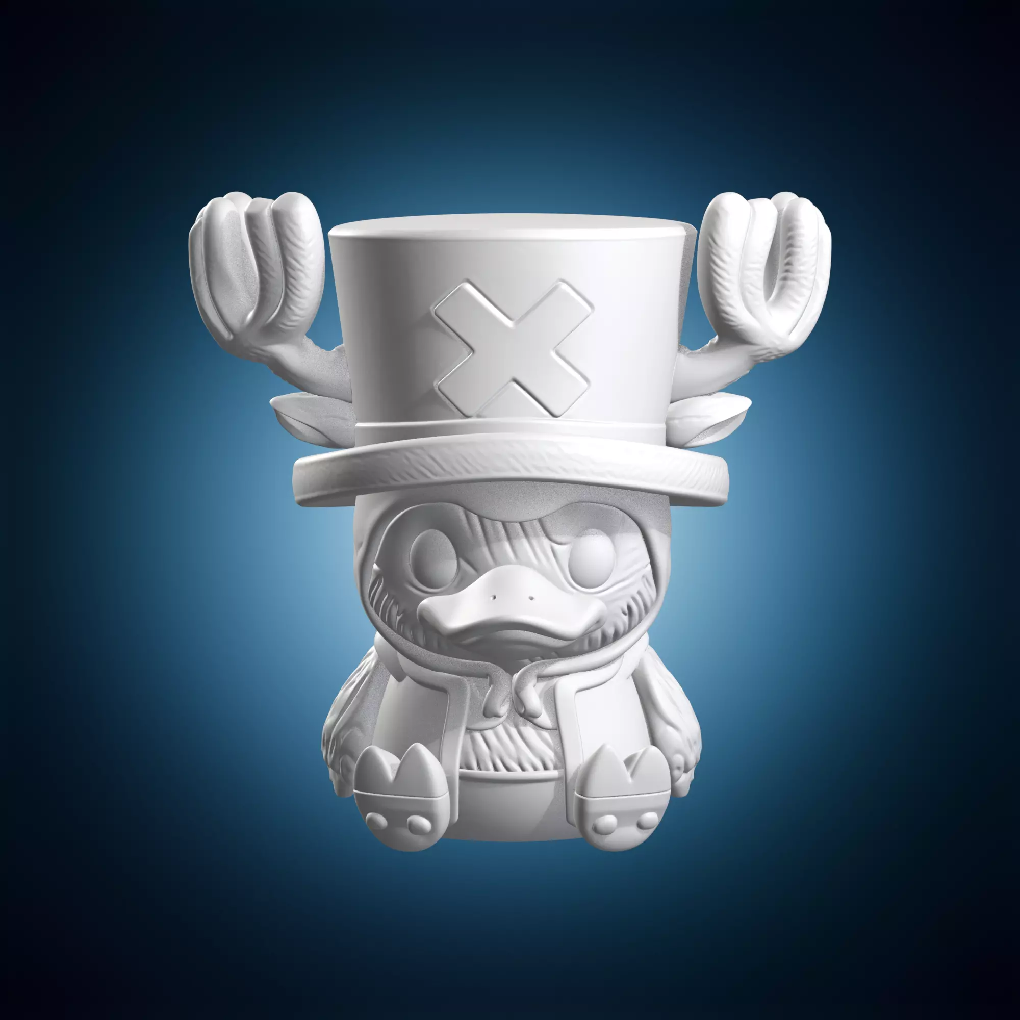 One Piece Chopper Rubber Duck Figure 3D print model