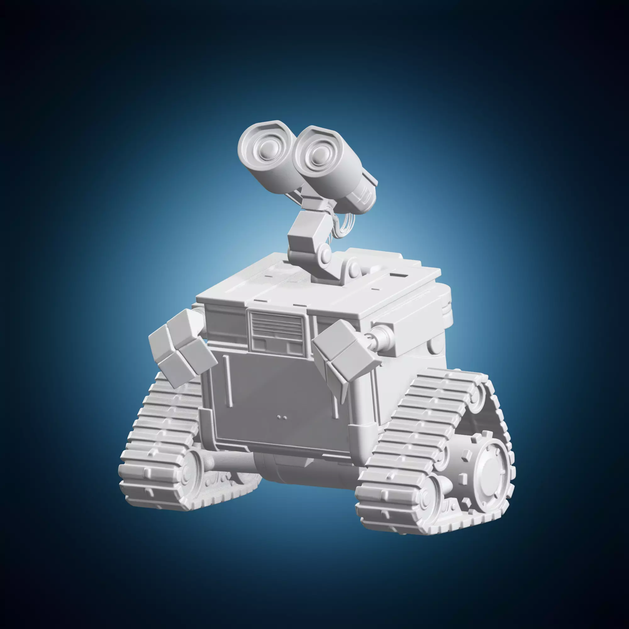 Wall-e Robot Detailed Character Statue 3D print model