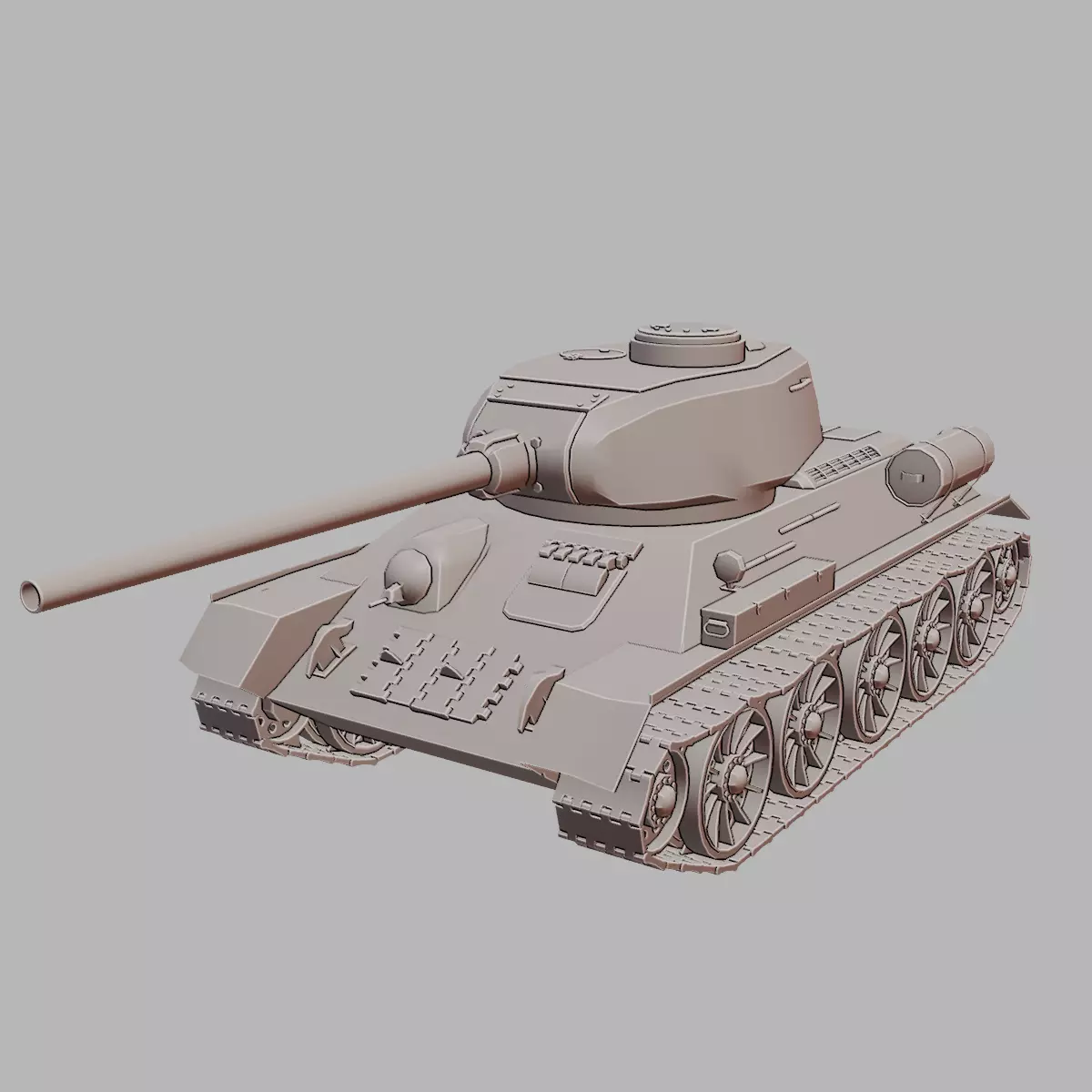 T 34 85 WoT Edition Game Inspired Medium 3D Printable 3D print model