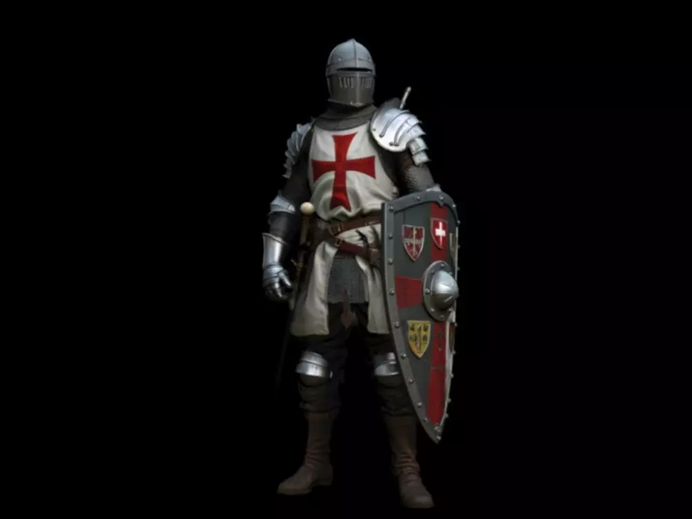 Templar Knights Holy War 3D model