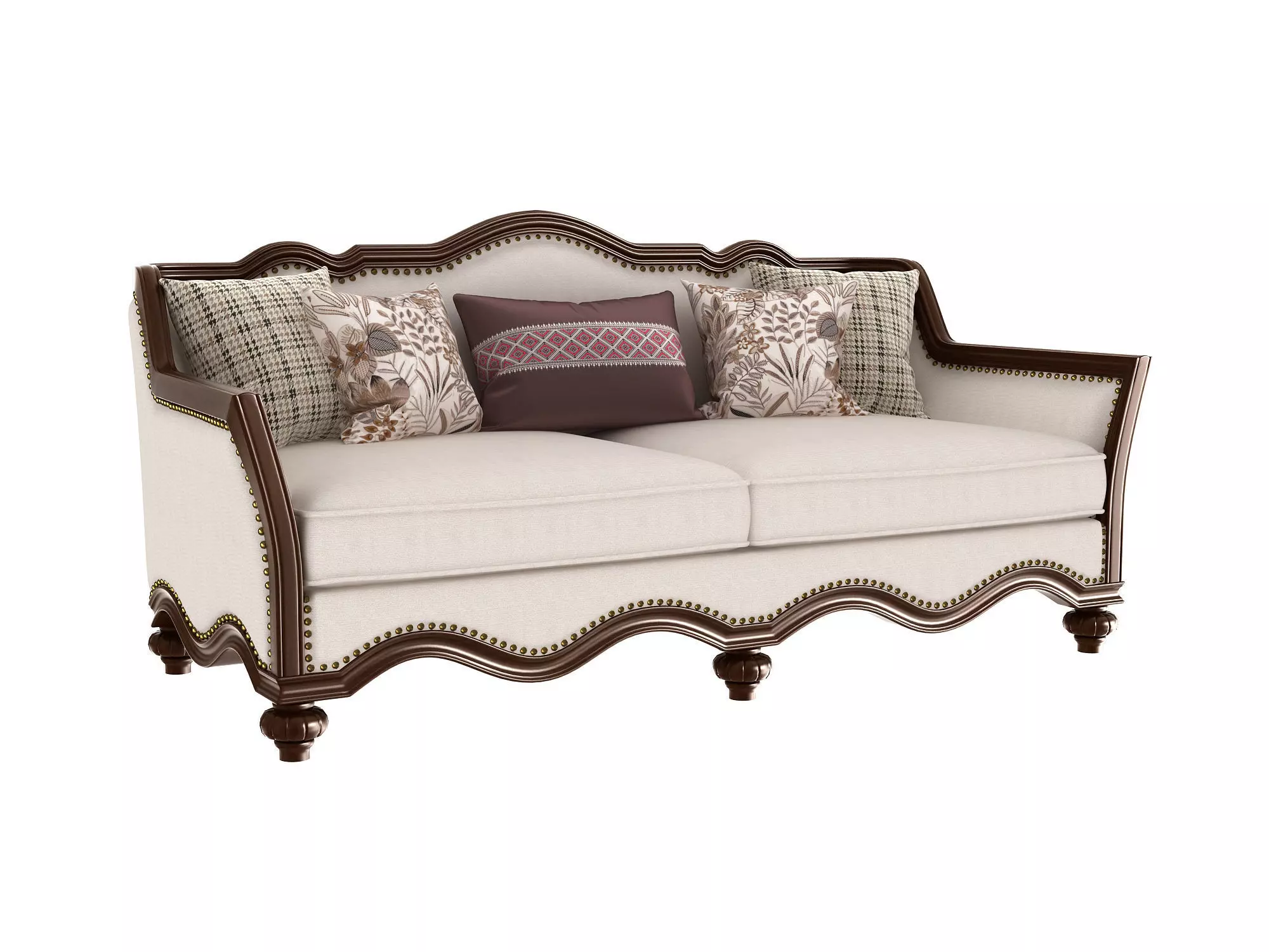 sofa for multiple people 3D model