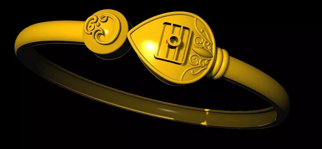 Lord Murugan Vel-inspired kada 3dm file 3D print model