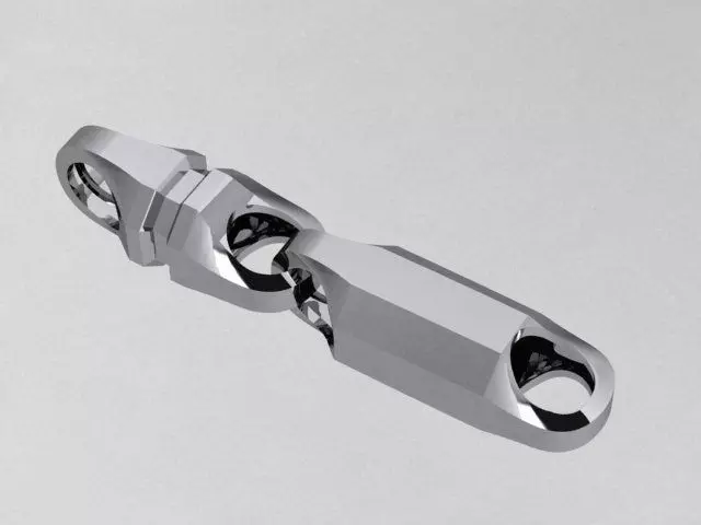 Modern Lightning Bolt Bracelet 3D print model