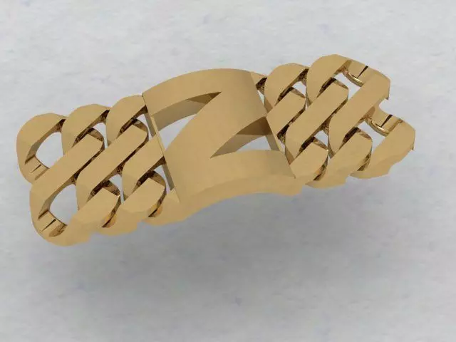Unique Stepped Link Bracelet for Men 3D print model
