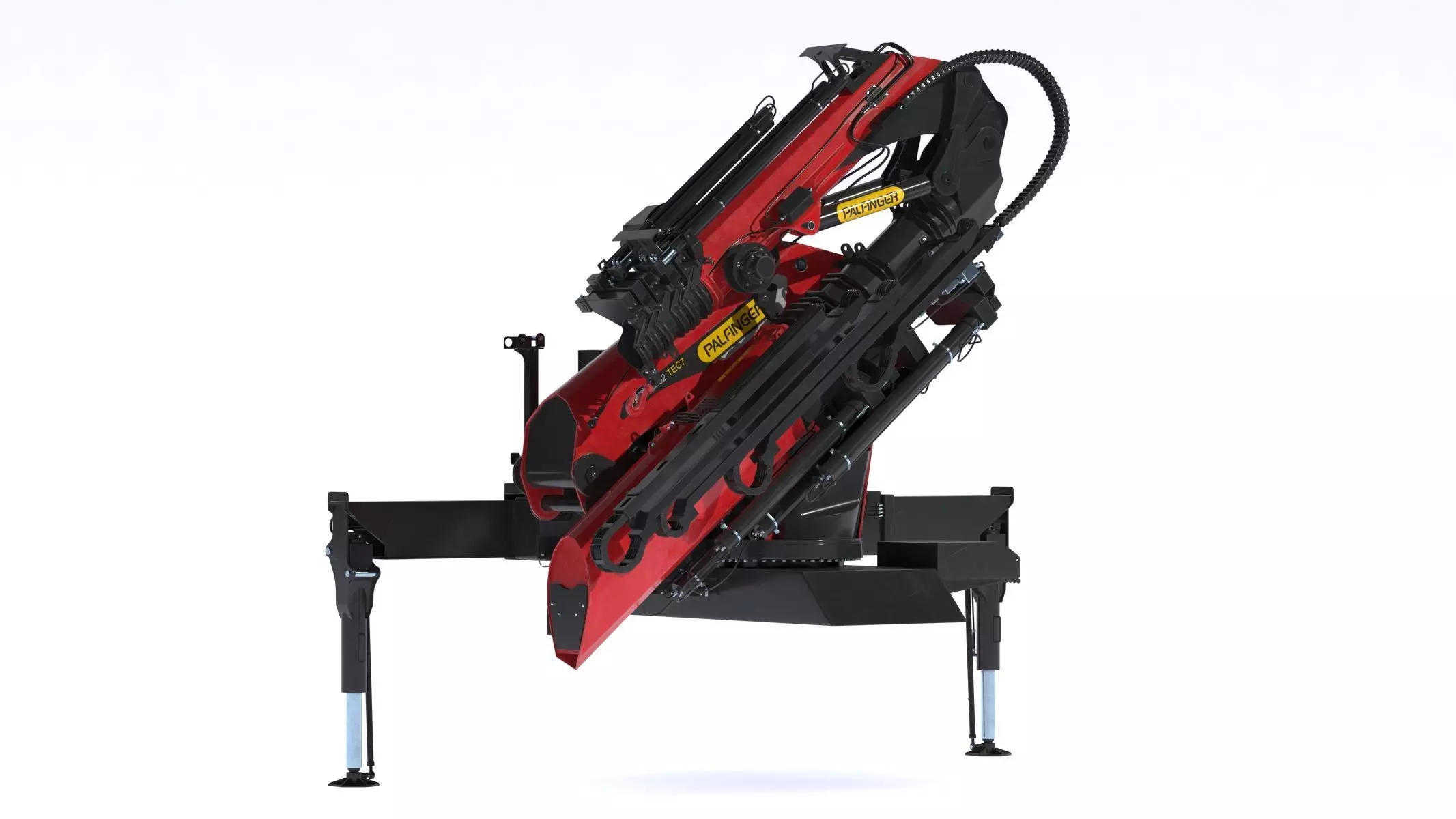 Palfinger PK 135 002 Tec7 Crane Folding 3D model