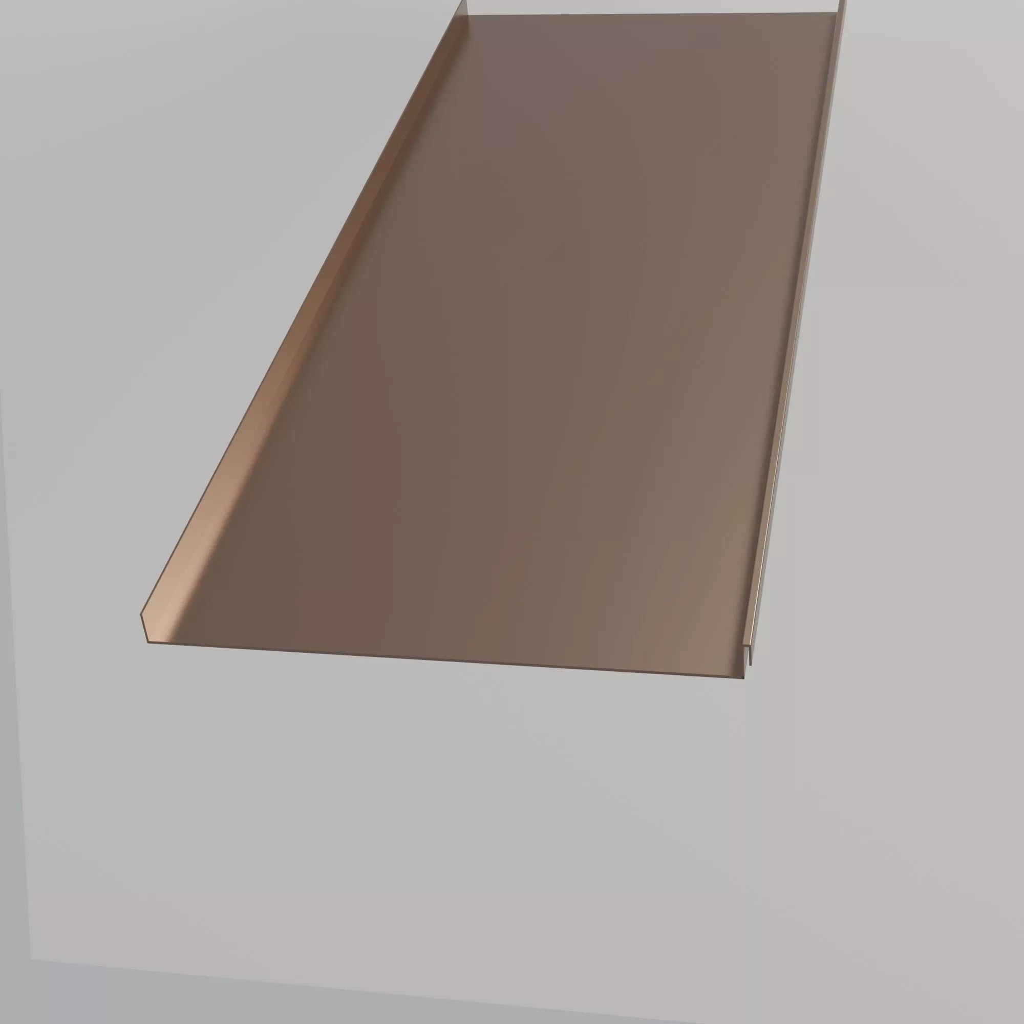 Metal Roof Covering Panels Kit Low-poly 3D model