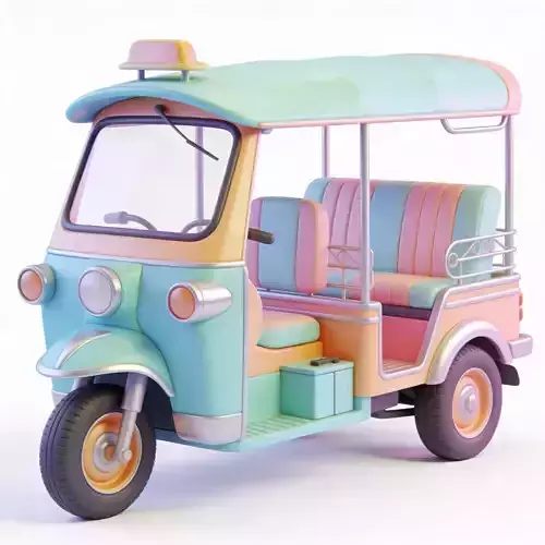 Pastel Tactical Easter Delivery Tuk Tuk