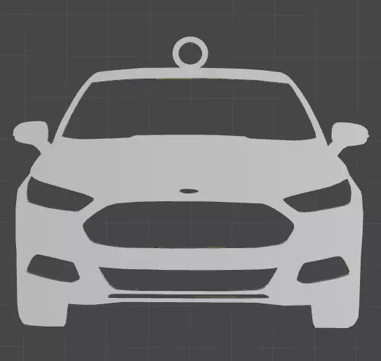 Ford Mondeo 2014-2022 mirror ornament 3D print model