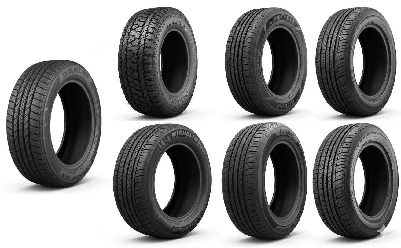 Realistic Car Tyre 3D Model Vehicle Wheel Asset Low-poly 3D model