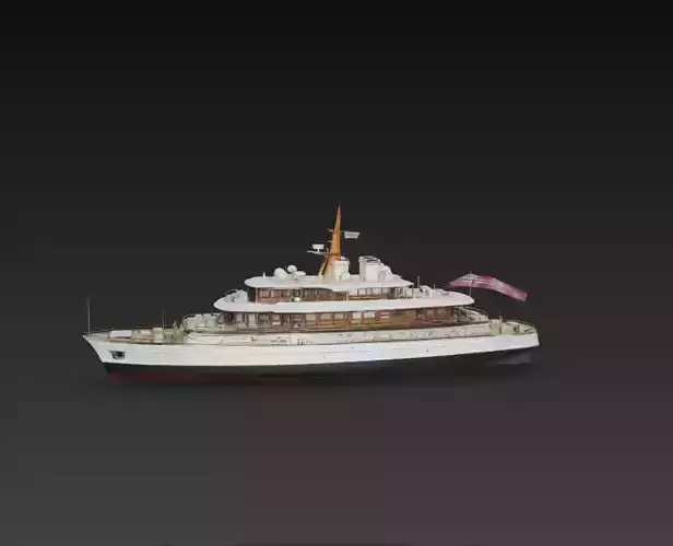 Classic Vintage Luxury Mega Yacht