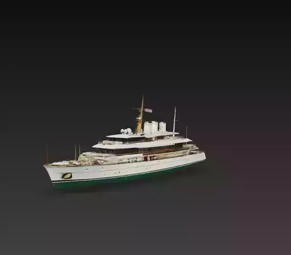 Classic Vintage Luxury Yacht Vessel