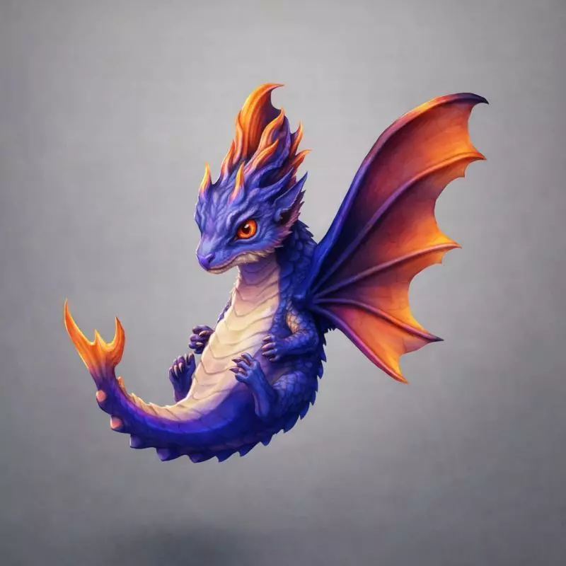 Flameborn Little Dragon 3D print model