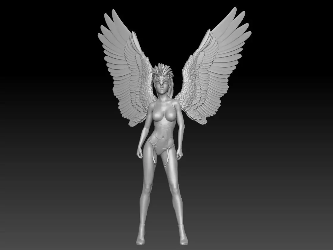 fashion show girl 5 3D print model
