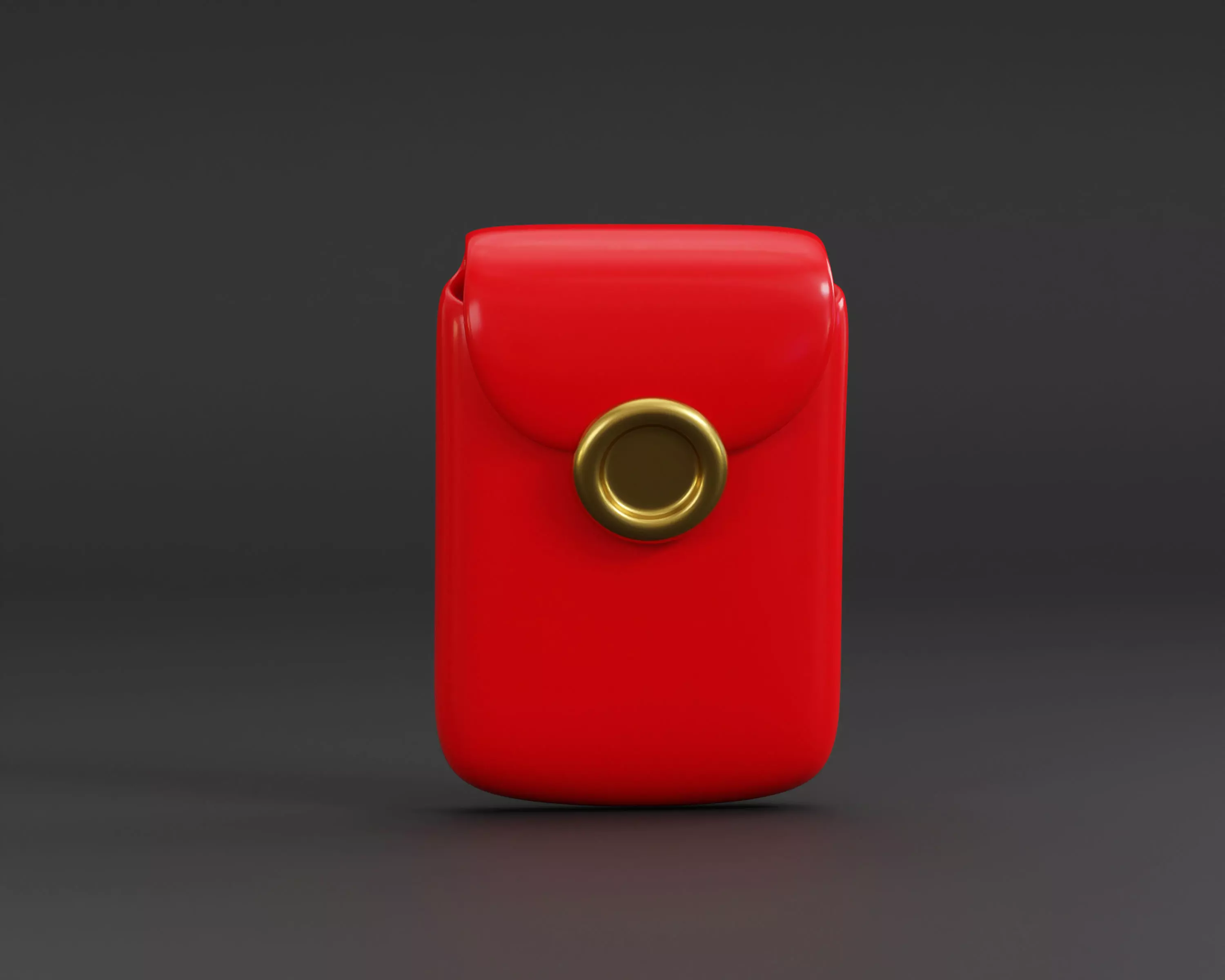 Hong Bao Chinese Red Envelope 3d model Low-poly 3D model