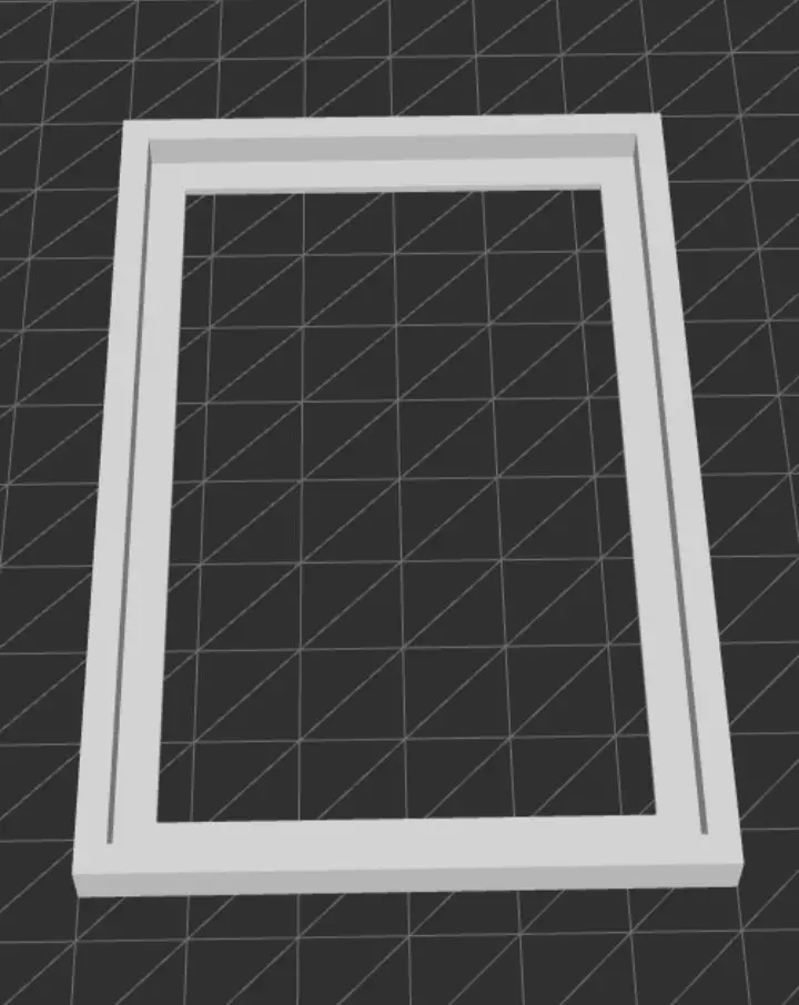 Polaroid picture frame 3D print model