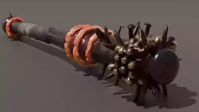 DVL3DStudio Molar Bat Low Poly Dark Horror Game Ready