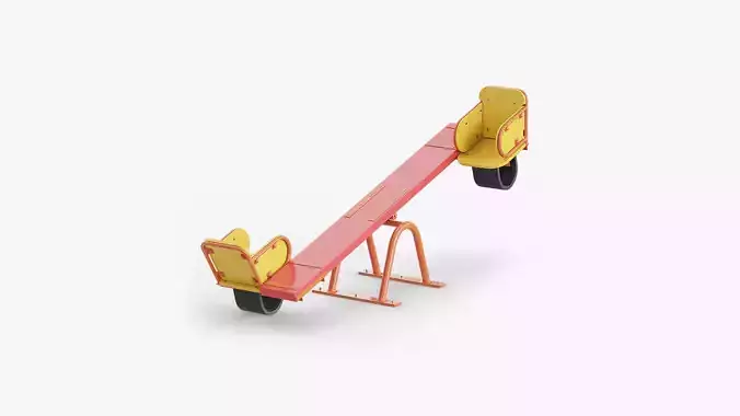 Seesaw 01 Red Playground