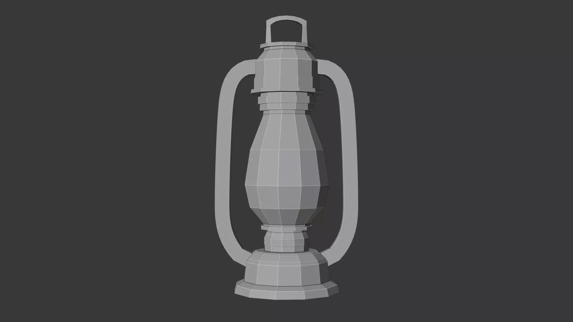 Stylized Low-Poly Lantern - Free Game-Ready Asset Free low-poly 3D model