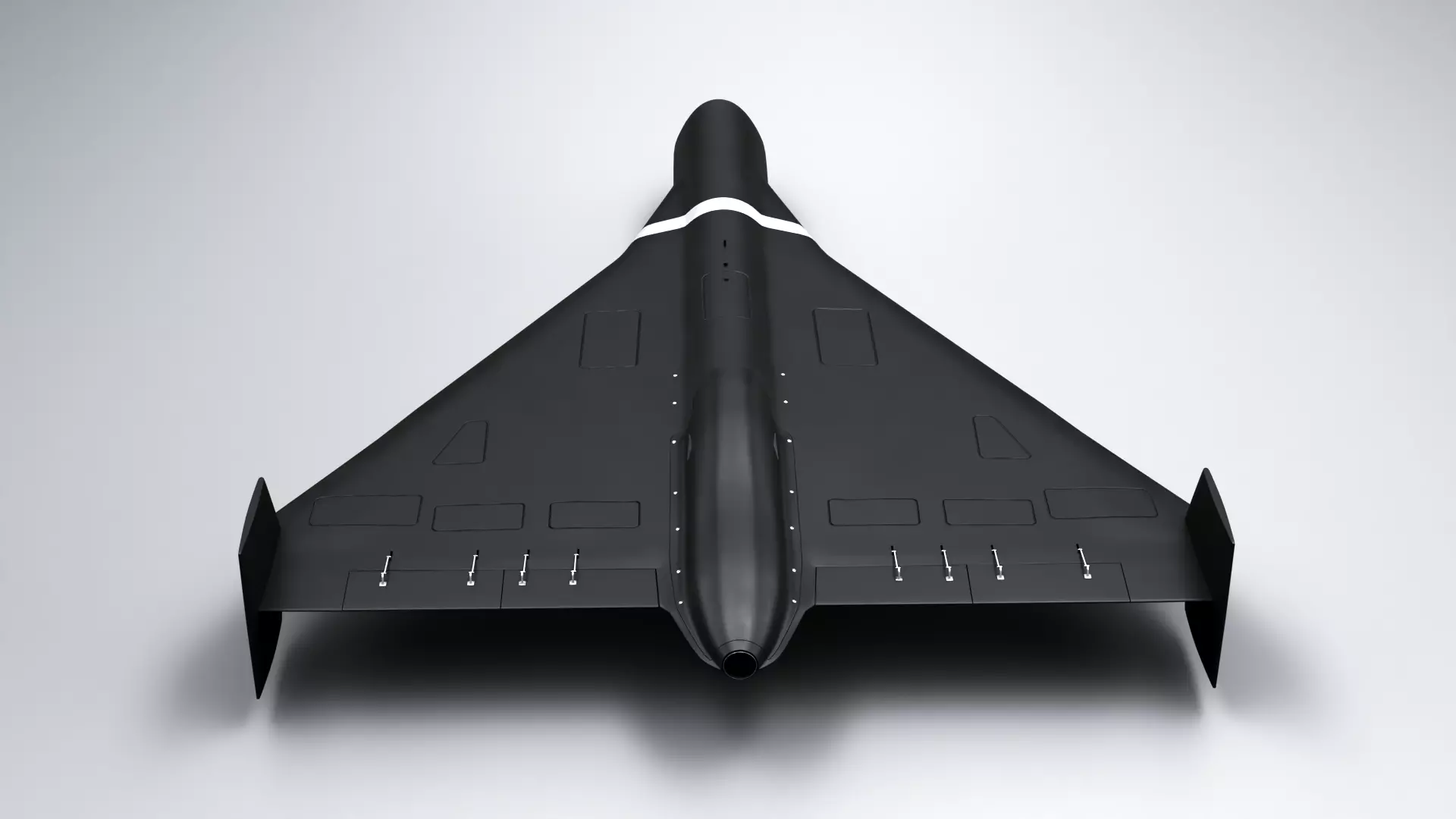 Geran-3 Jet-Powered Kamikaze Drone Low-poly 3D model