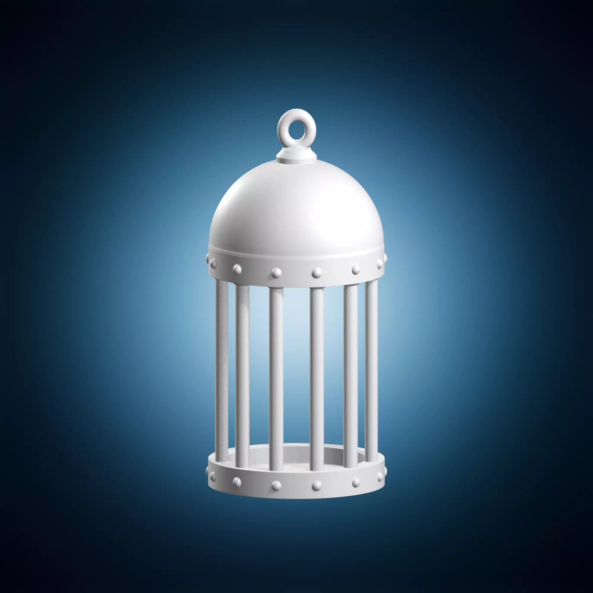 Simple Dome Birdcage 3D print model
