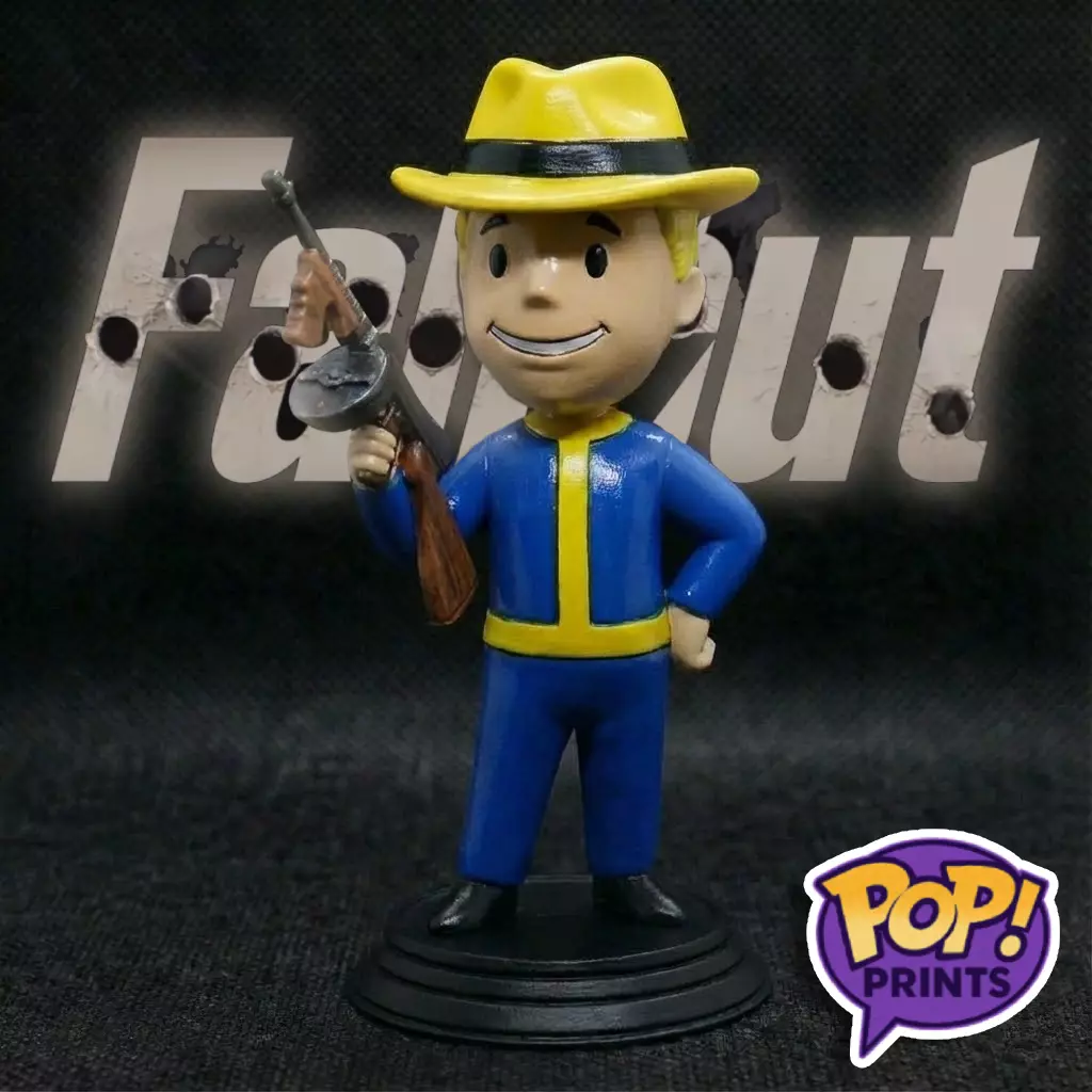 Vault Boy Fallout 3D print model
