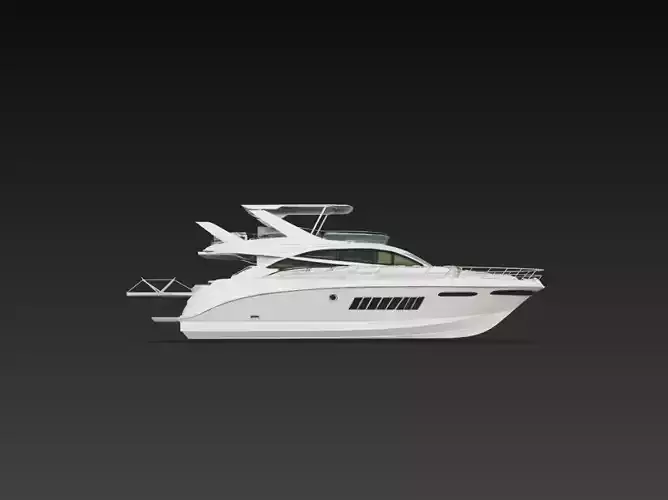 Modern Luxury Motor Yacht Cruiser