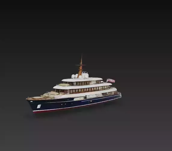 Classic Luxury Mega Yacht Vesse