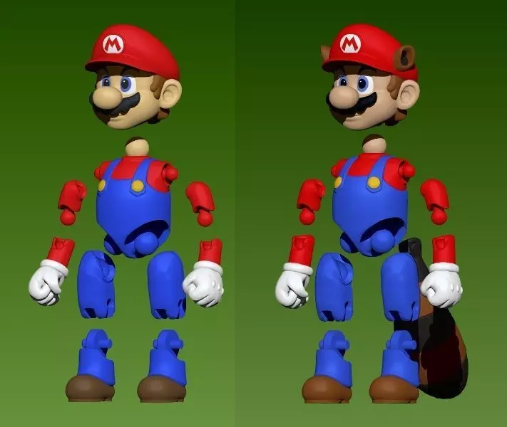 Mario - Articulado 3D print model