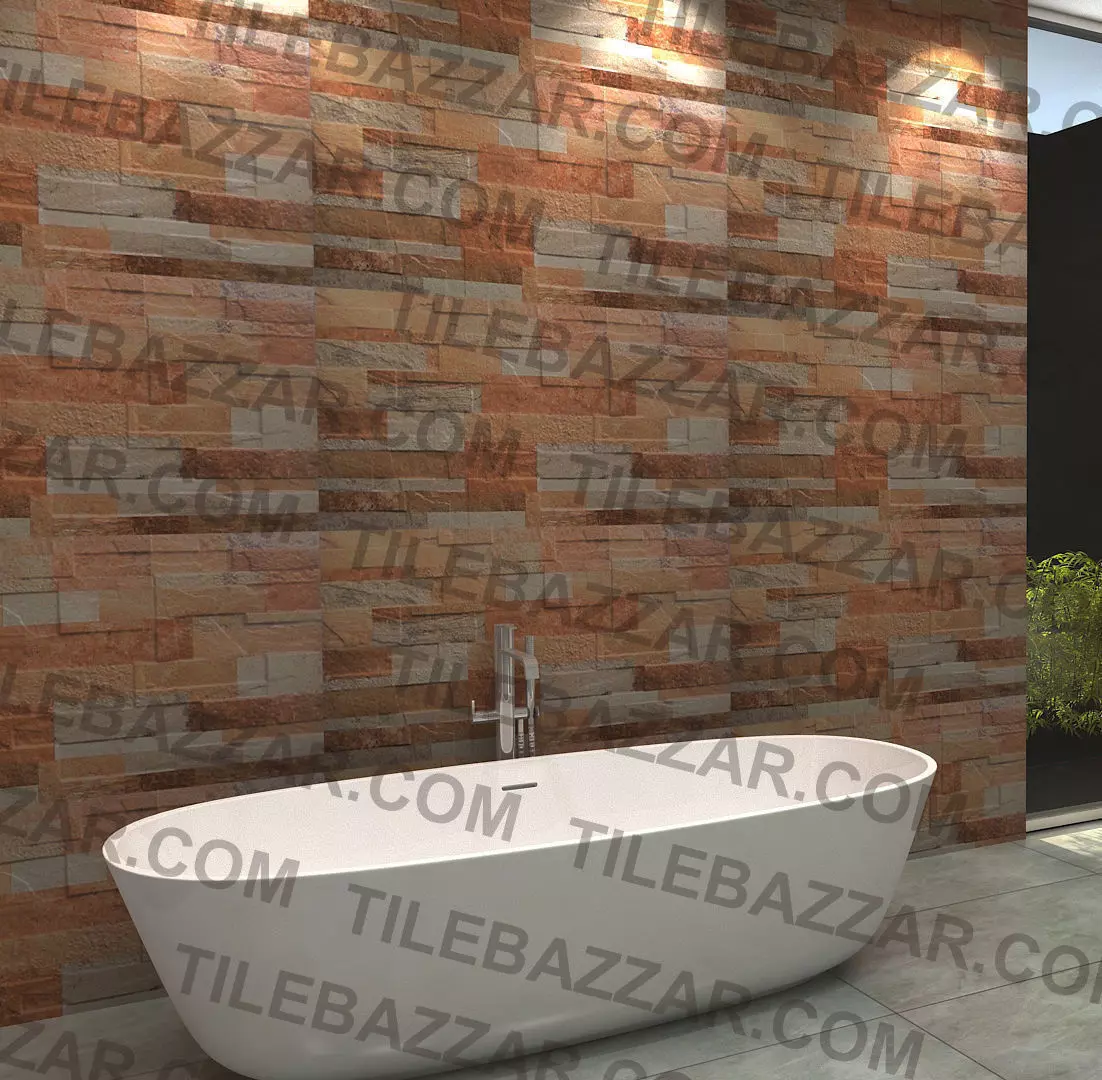 Bathroom with lighting Free 3D model_0