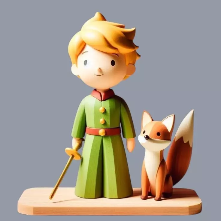 The Little Prince STL Classic Story Character Statue 3D 3D print model