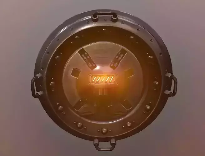 AI Control Module Basic Version Low-poly 3D model