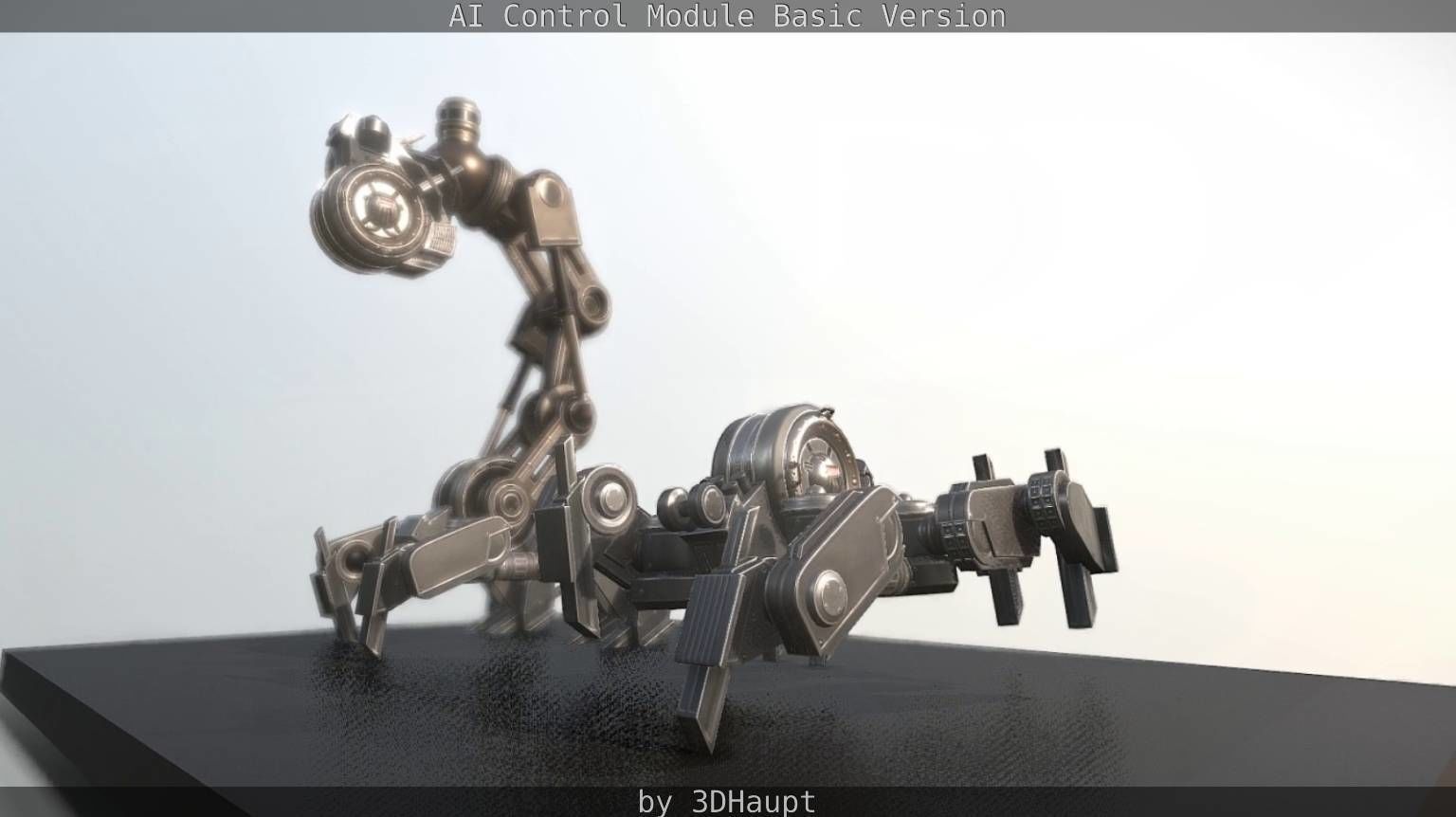 AI Control Module Basic Version Low-poly 3D model_103