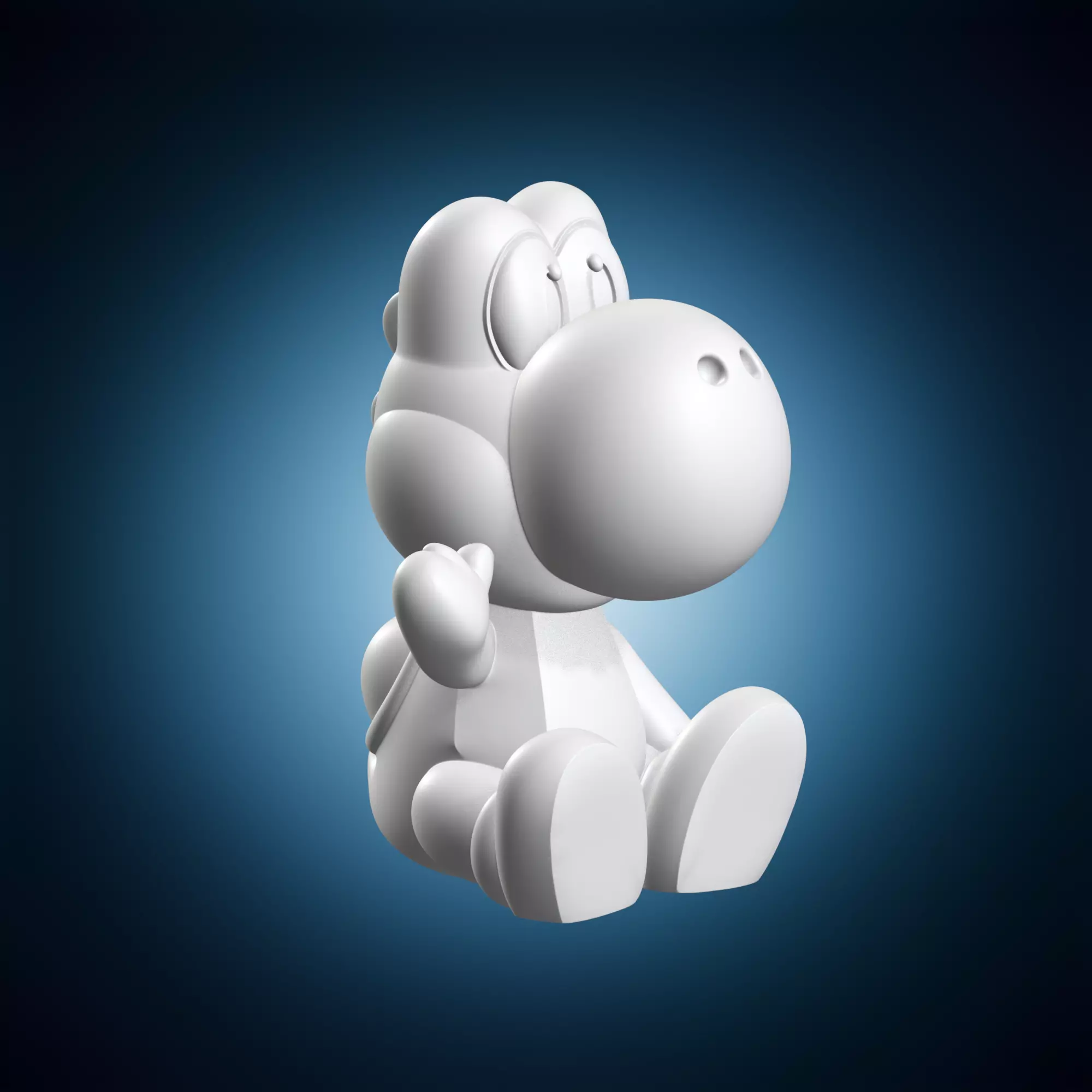 Yoshi Dinosaur Miniature Figure 3D print model