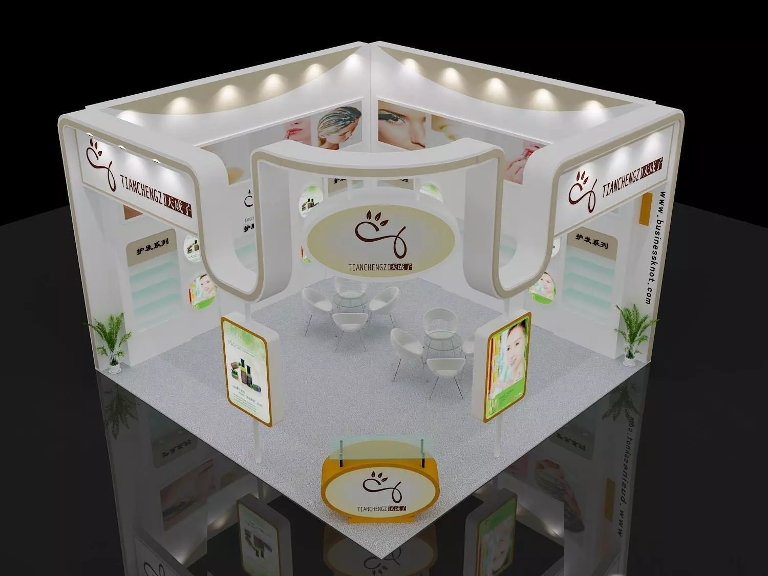 Exhibition - Area - 6X6-3DMAX2010-02 3D model