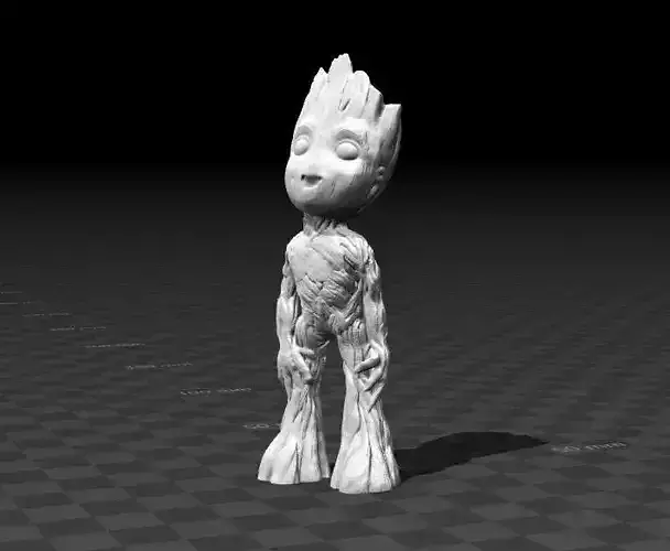 I am Baby Groot 3D print model