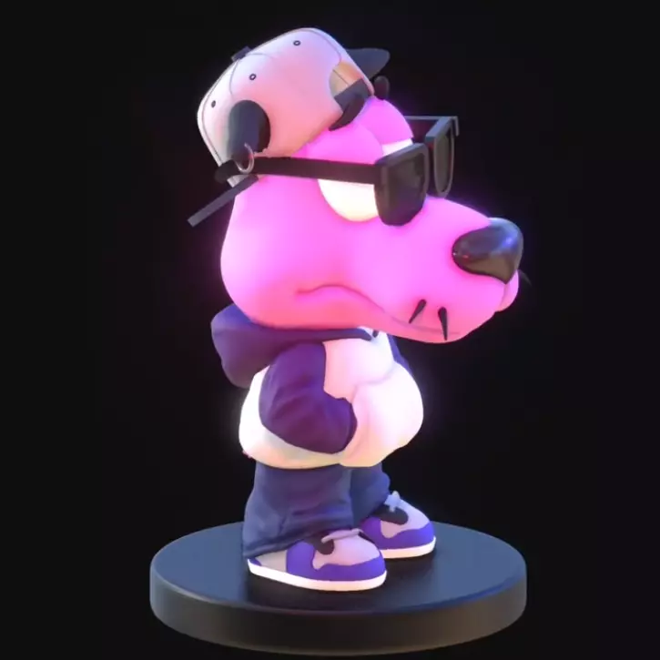 CorajeElPerroCobarde couragethecowardlydog 3D print model