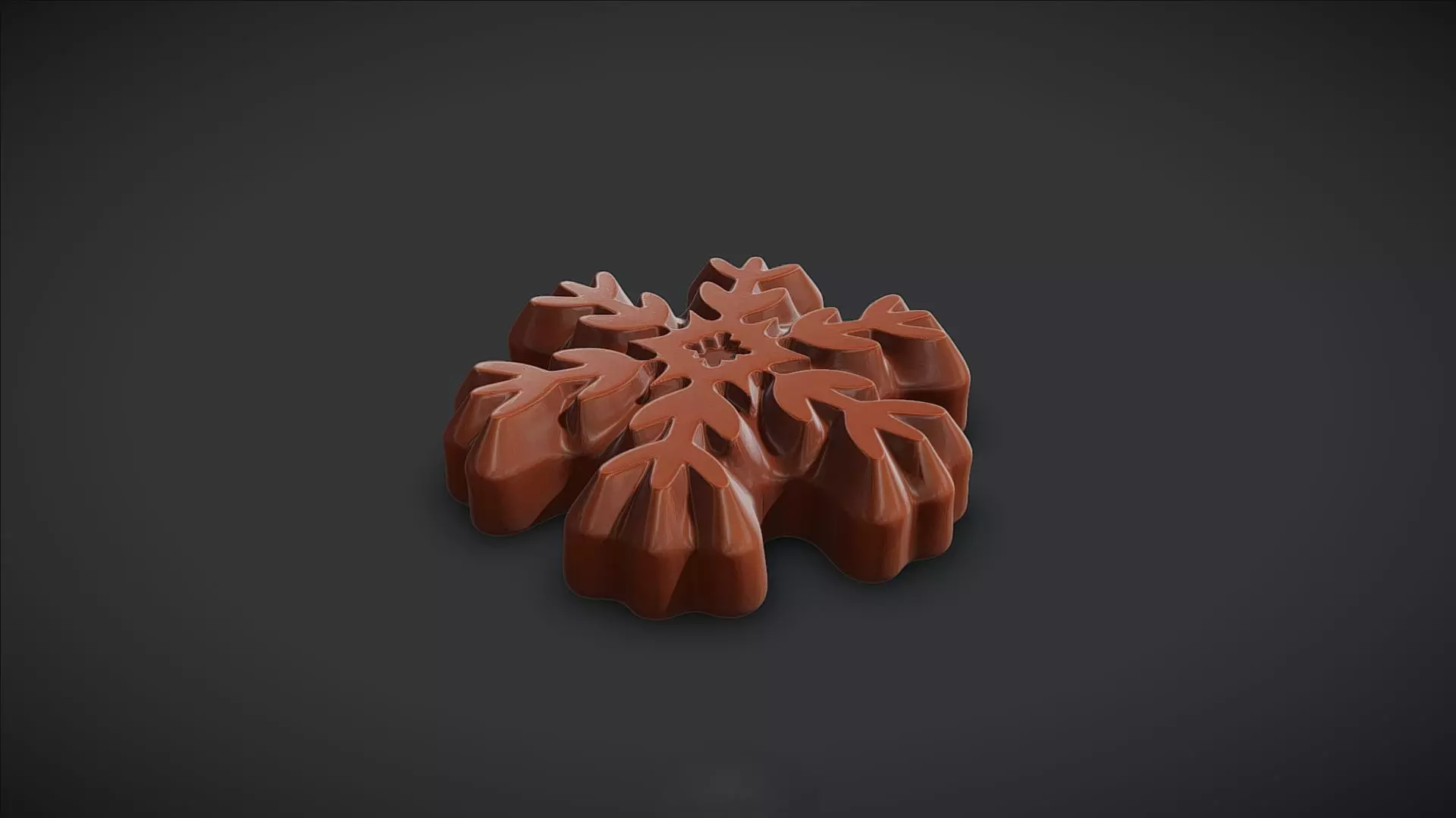 Snowflake Chocolate 3D model