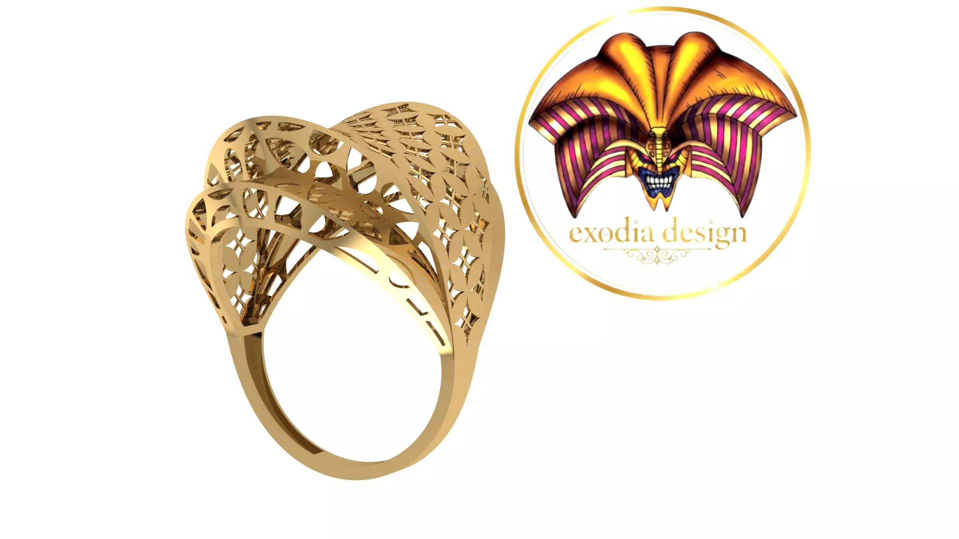 turkish ring resin Free 3D print model