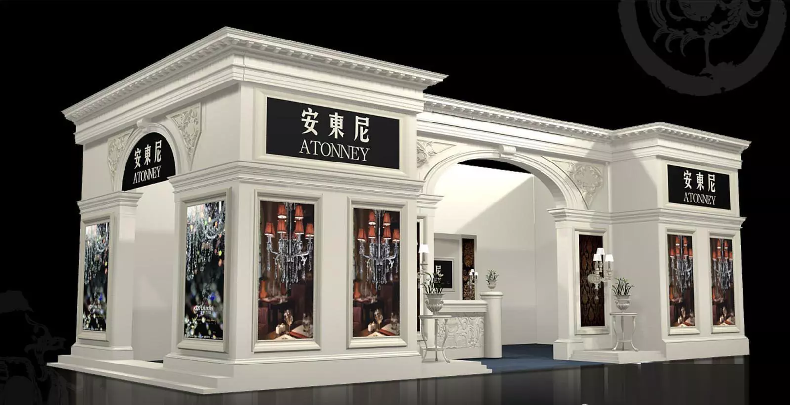 Exhibition - Area - 6X12-3DMAX2009-01 3D model