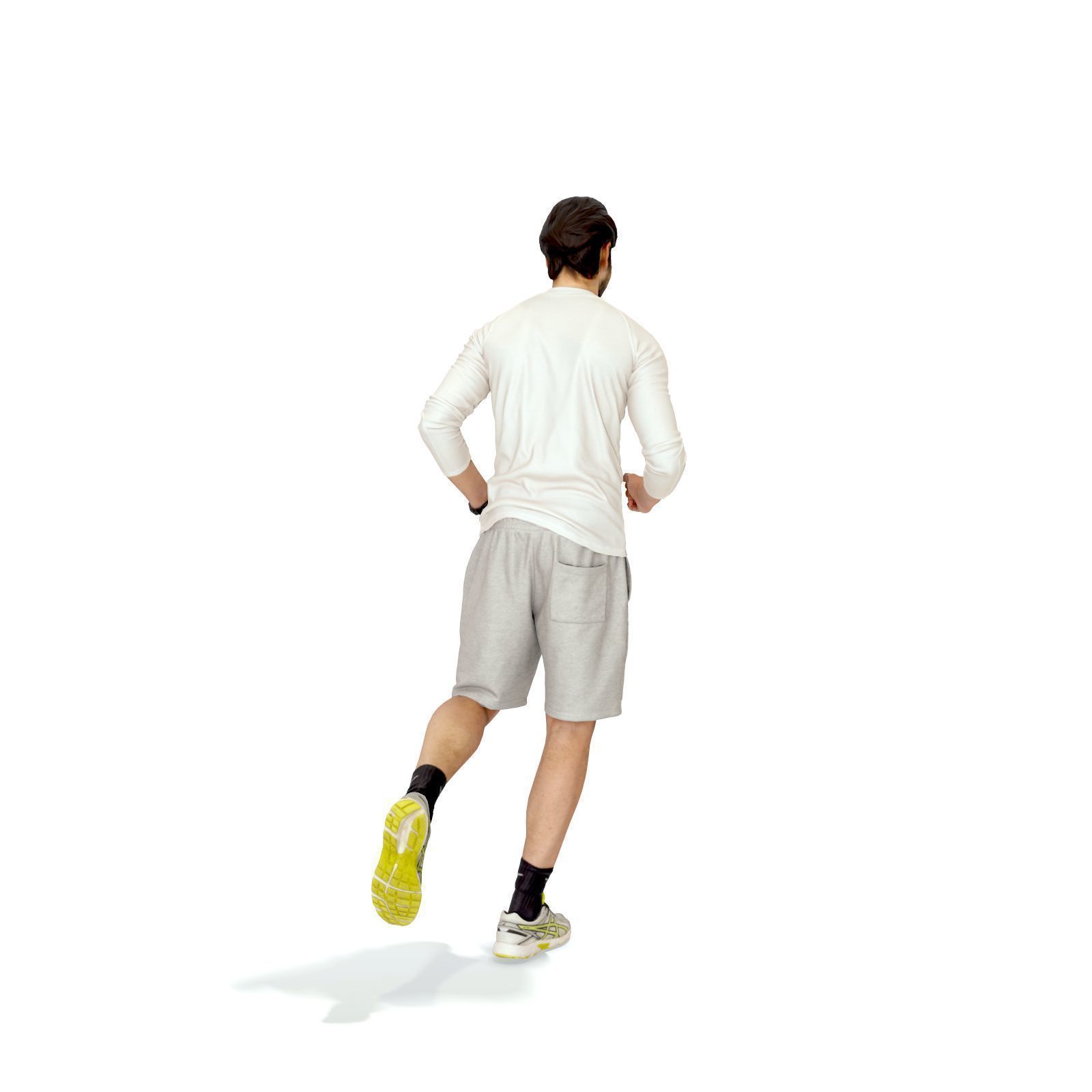 Casual Man Jogging SMan0312-HD2-O03P01-S Low-poly 3D model_4