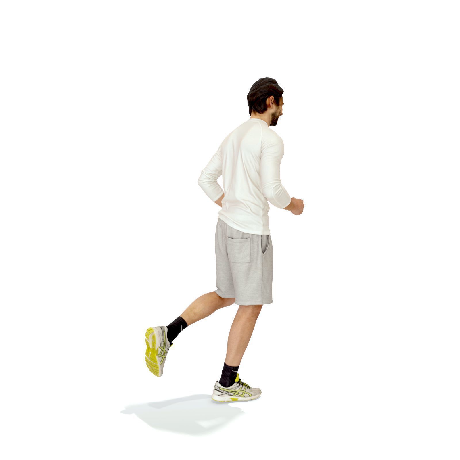Casual Man Jogging SMan0312-HD2-O03P01-S Low-poly 3D model_3