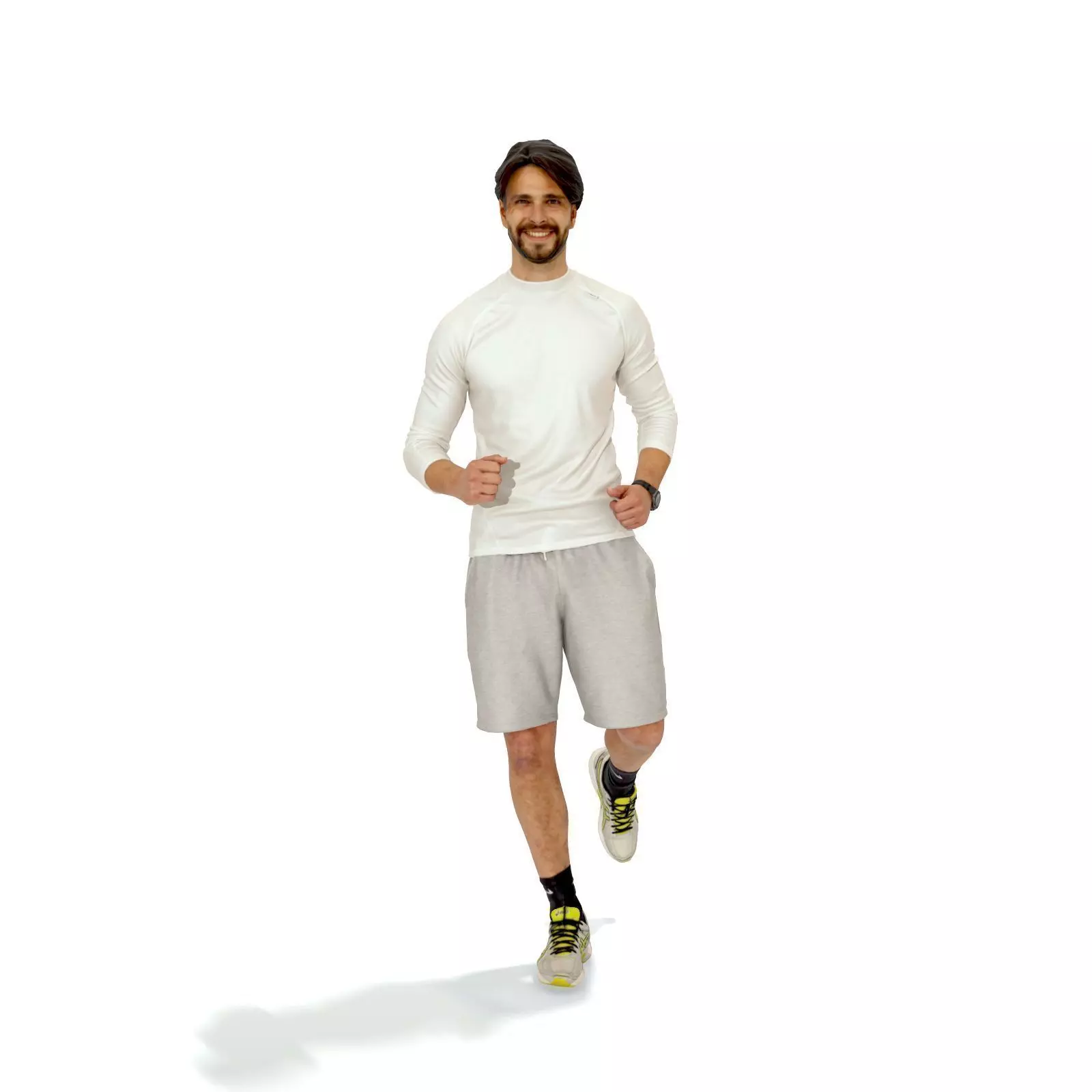 Casual Man Jogging SMan0312-HD2-O03P01-S Low-poly 3D model_0