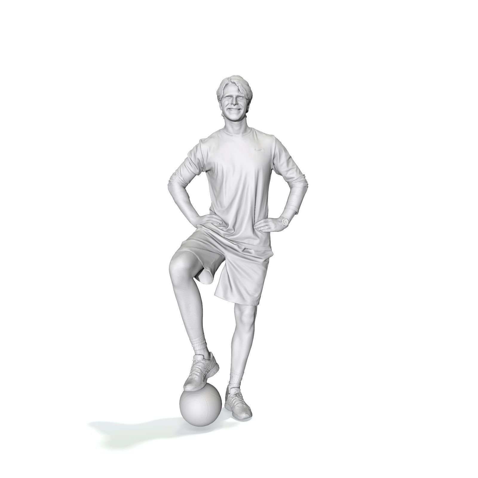 Standing Footbal Player SMan0312-HD2-O04P01-S Low-poly 3D model_9