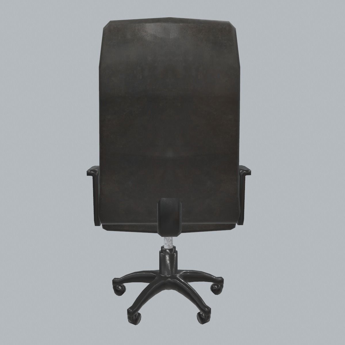 Office Chair Low Poly Low-poly 3D model_2