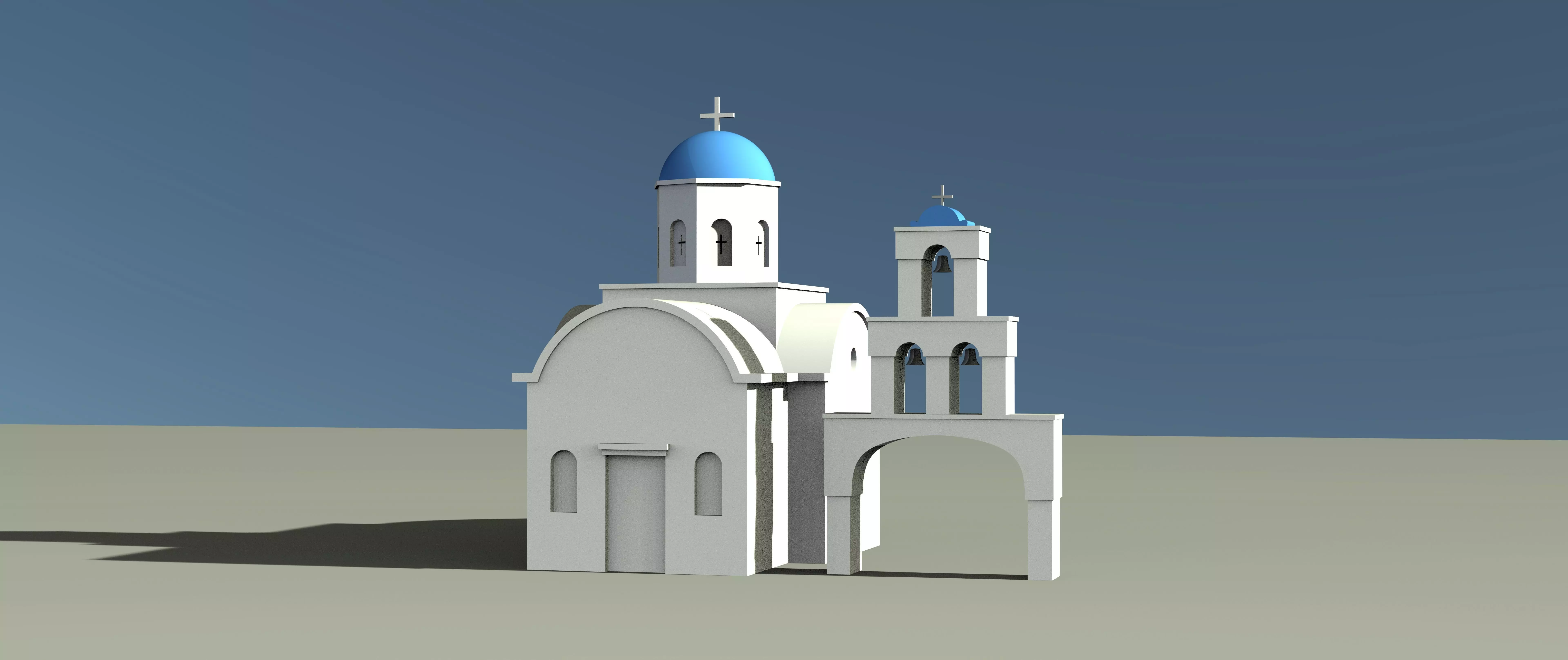Greek Church 3D model