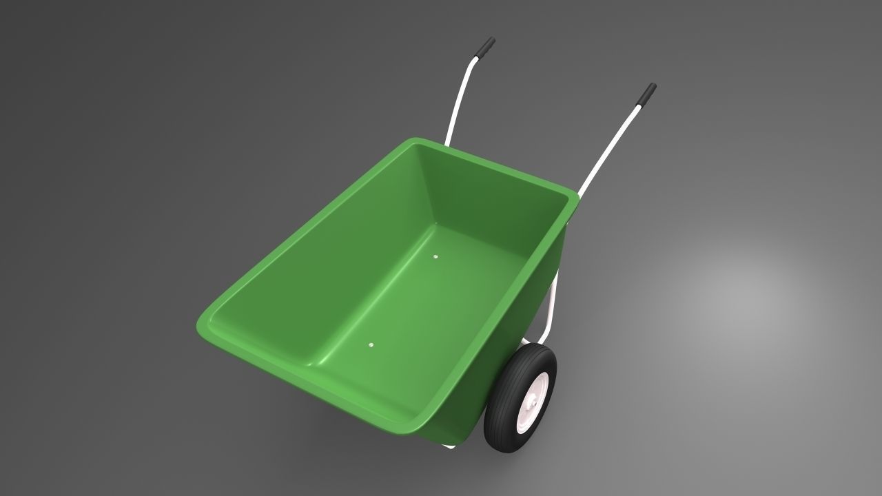 Wheelbarrow 3D model_3